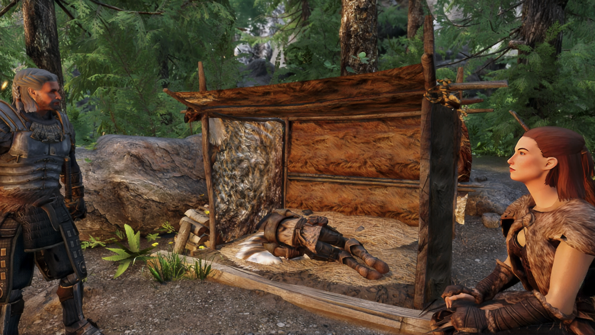 Rose speaks to the Dragonborn of needs and help still needed