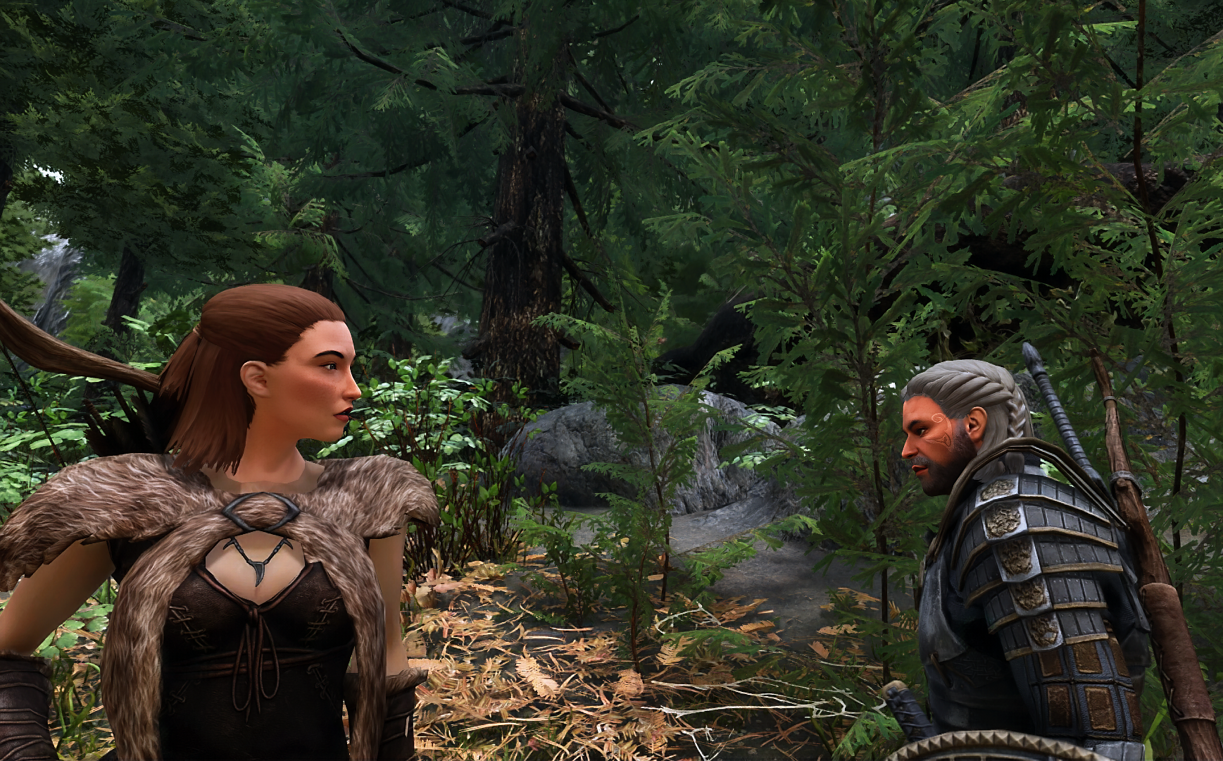 Dragonborn and Huntress