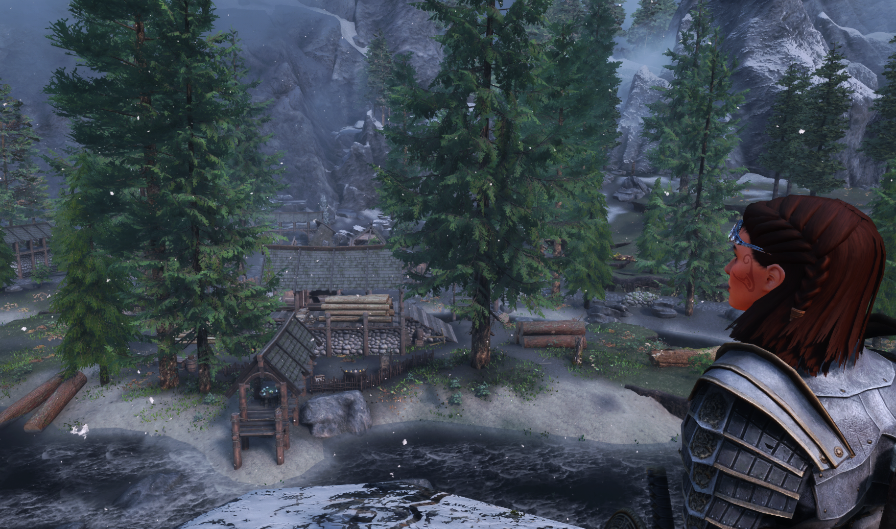 Tears falling like snow for the dead of Riverwood.