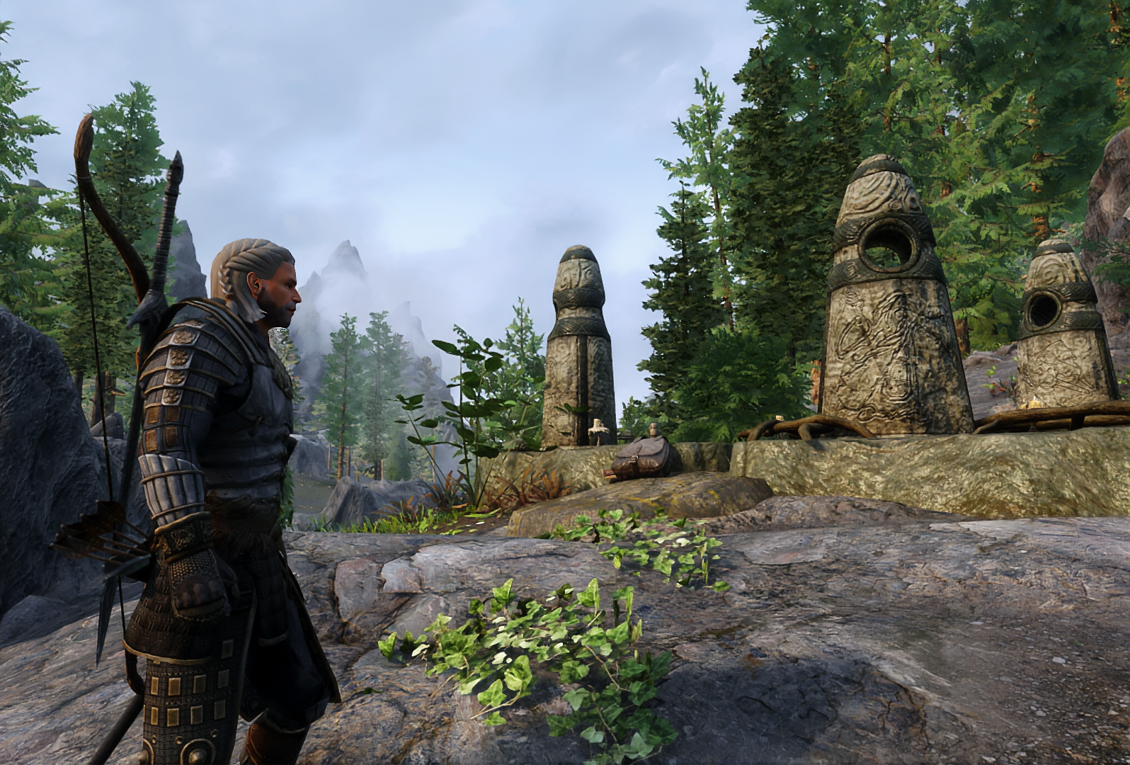 Ascending To The Standing Stones