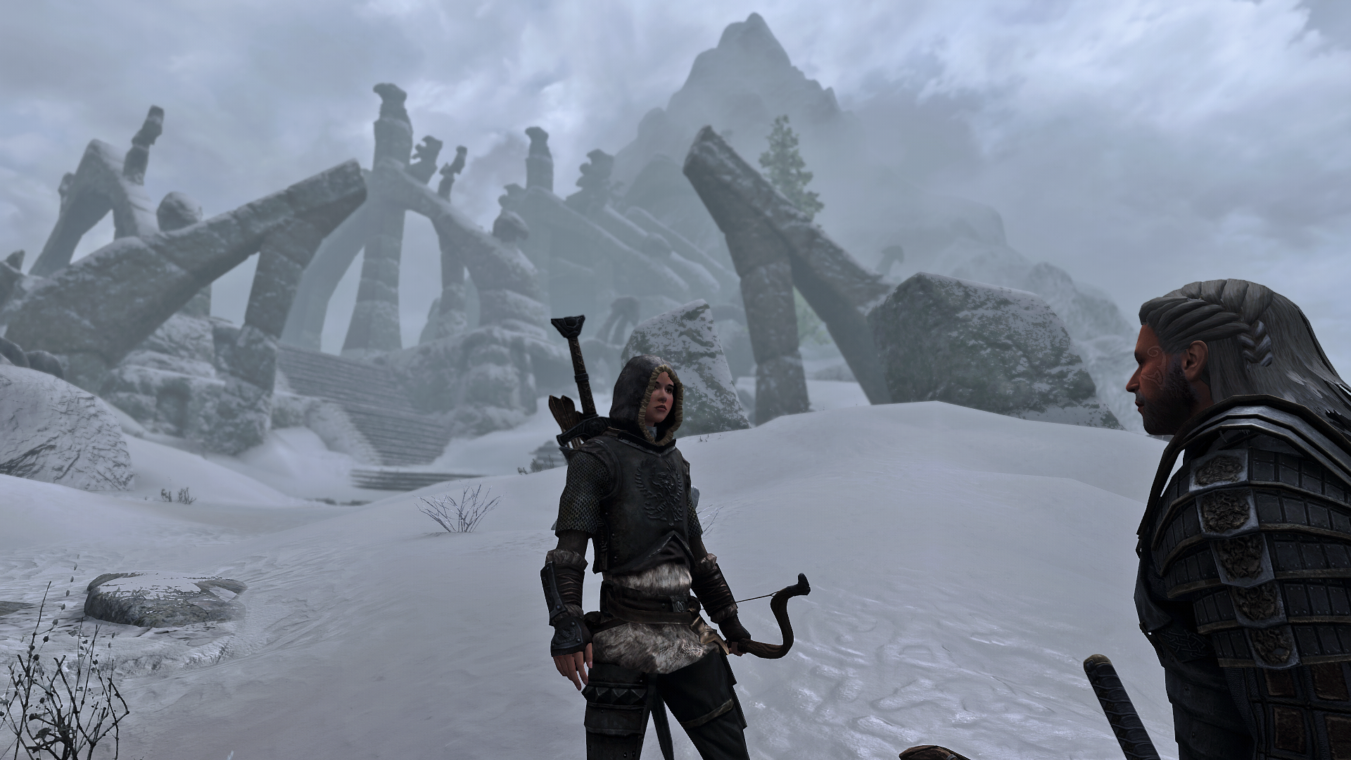 Hesitation Before Ascending The Barrow.