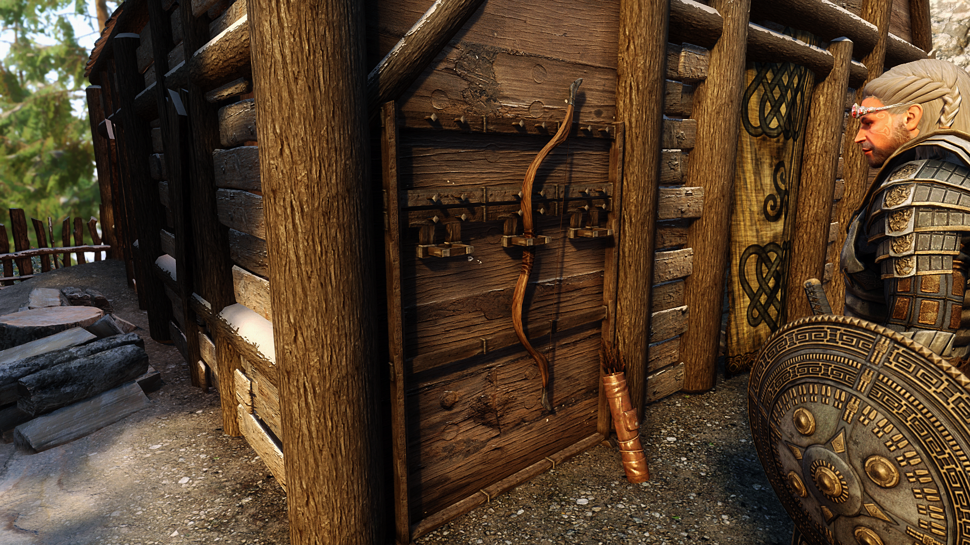 The Hunter's Bow and Practice Arrows At Angi's Place.