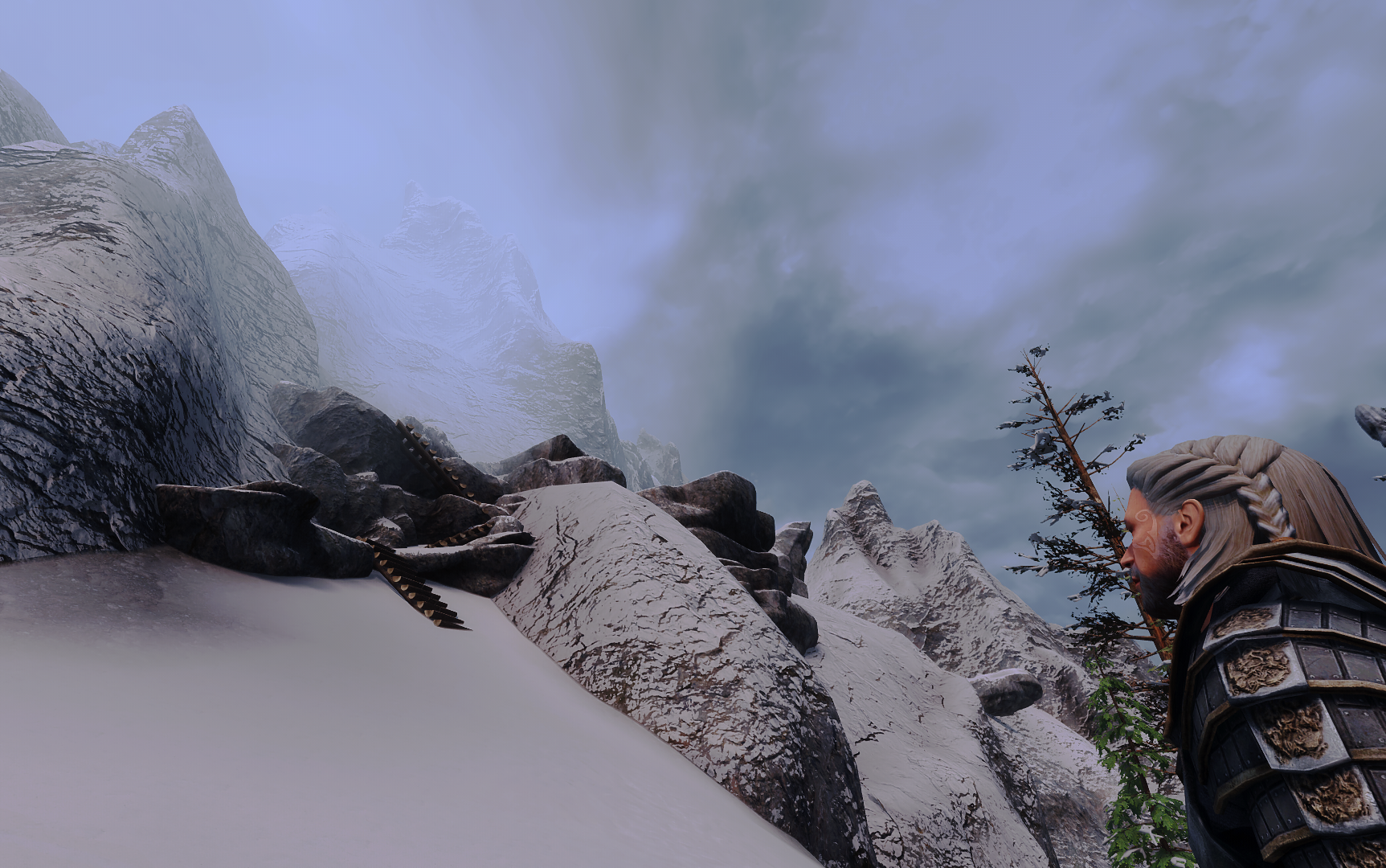 Beginning the ascent to the temple.