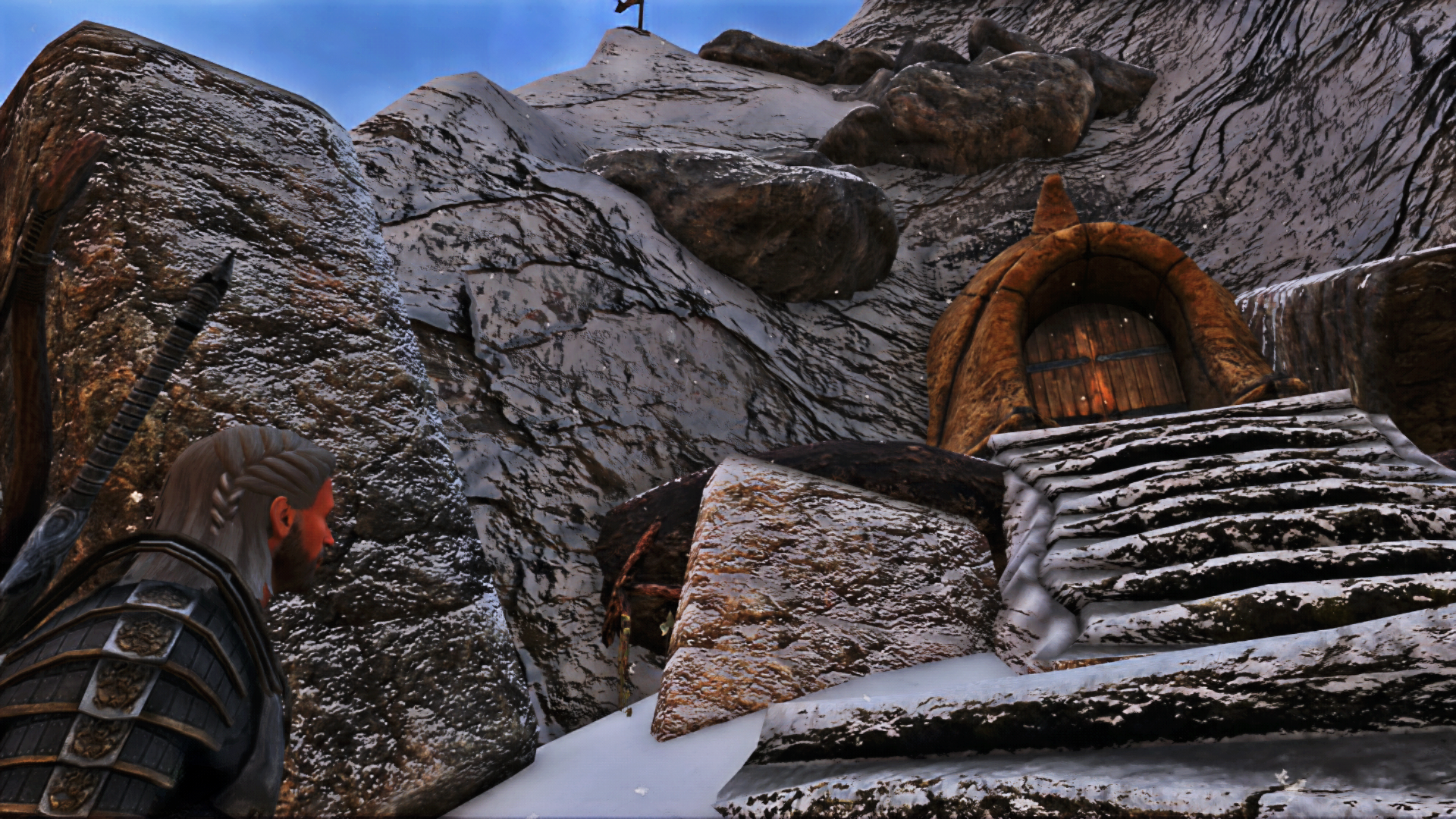 At The Door To The Temple