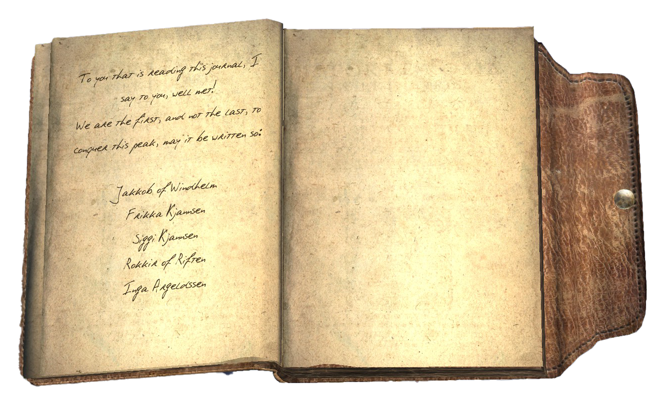 The Mountaineer's Journal - Closing