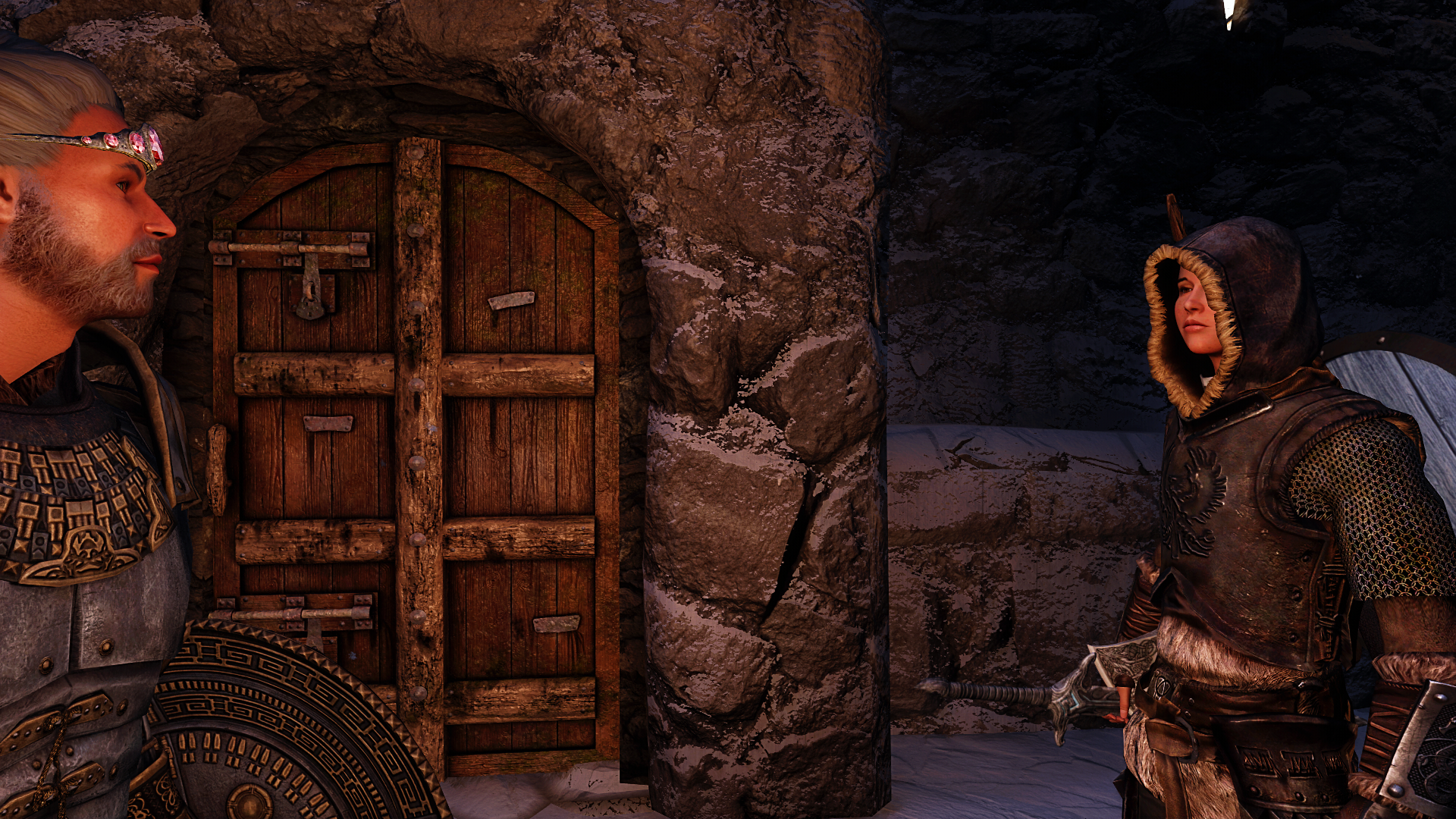 The Entry Door To Fort Black At Last