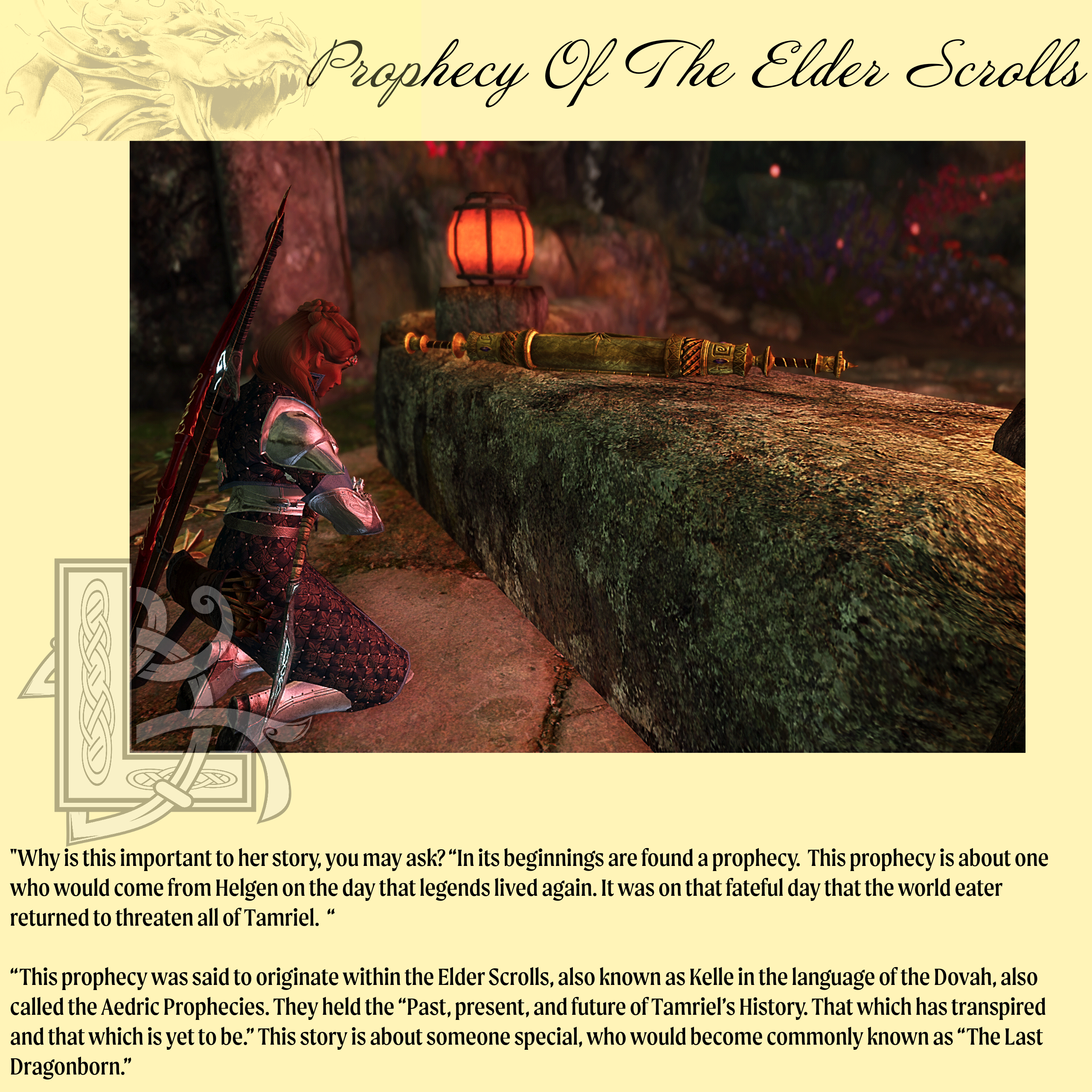 Kelle - Prophecy Of The Elder Scrolls