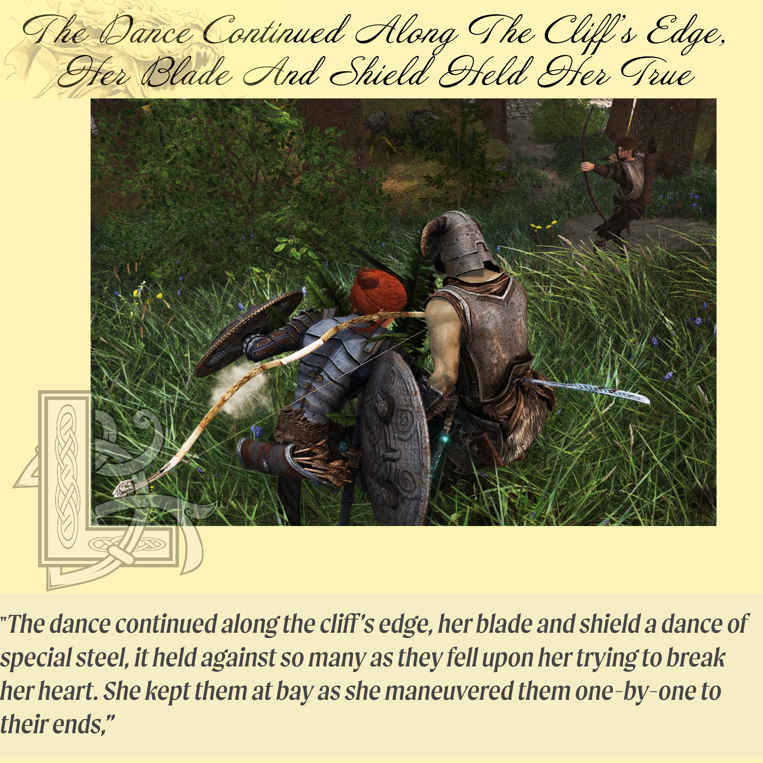 The Dance Continued Along The Cliff's Edge