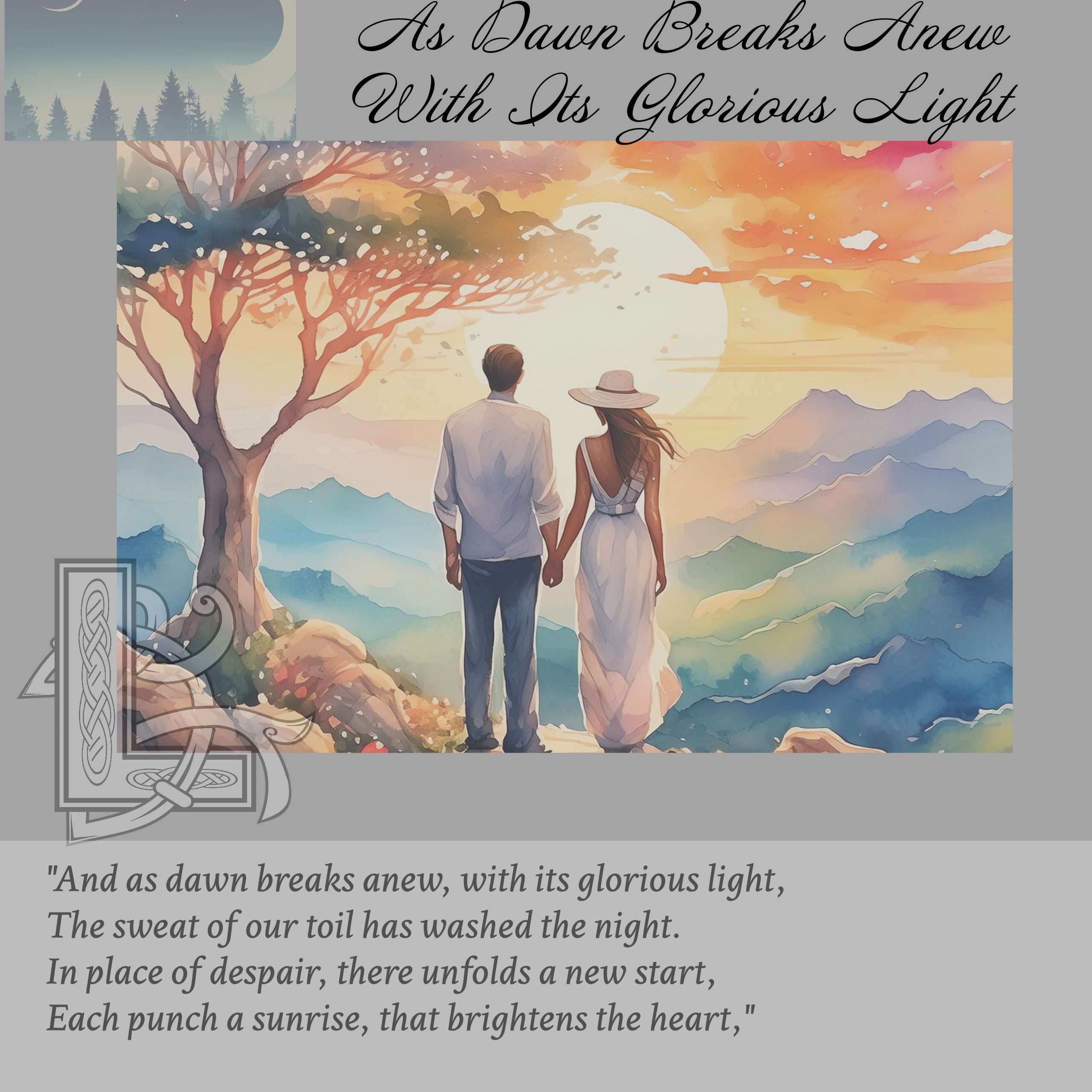 The Dawn Breaks Anew With Its Glorious Light