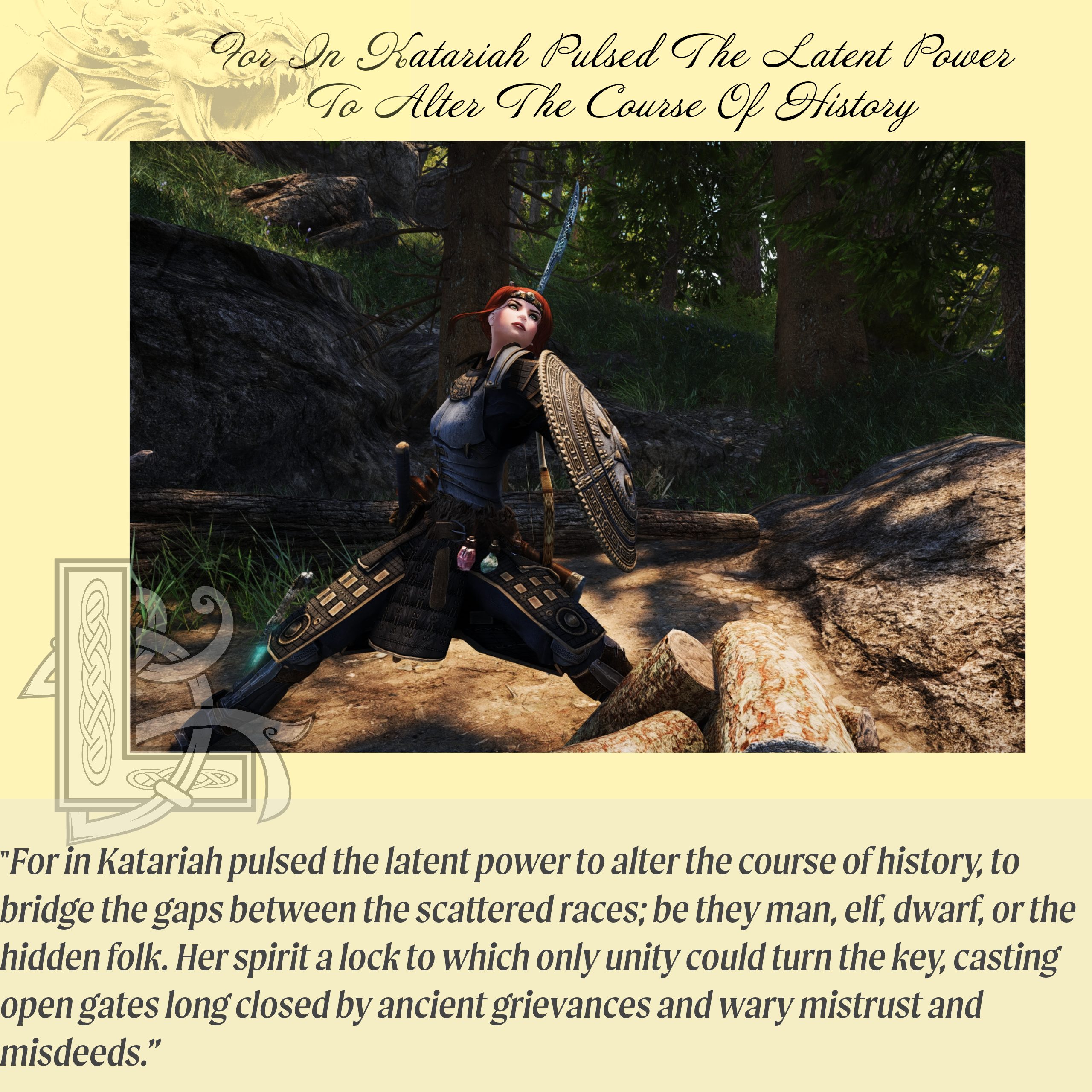 For In Katariah Pulsed The Latent Power To Alter The Course Of History