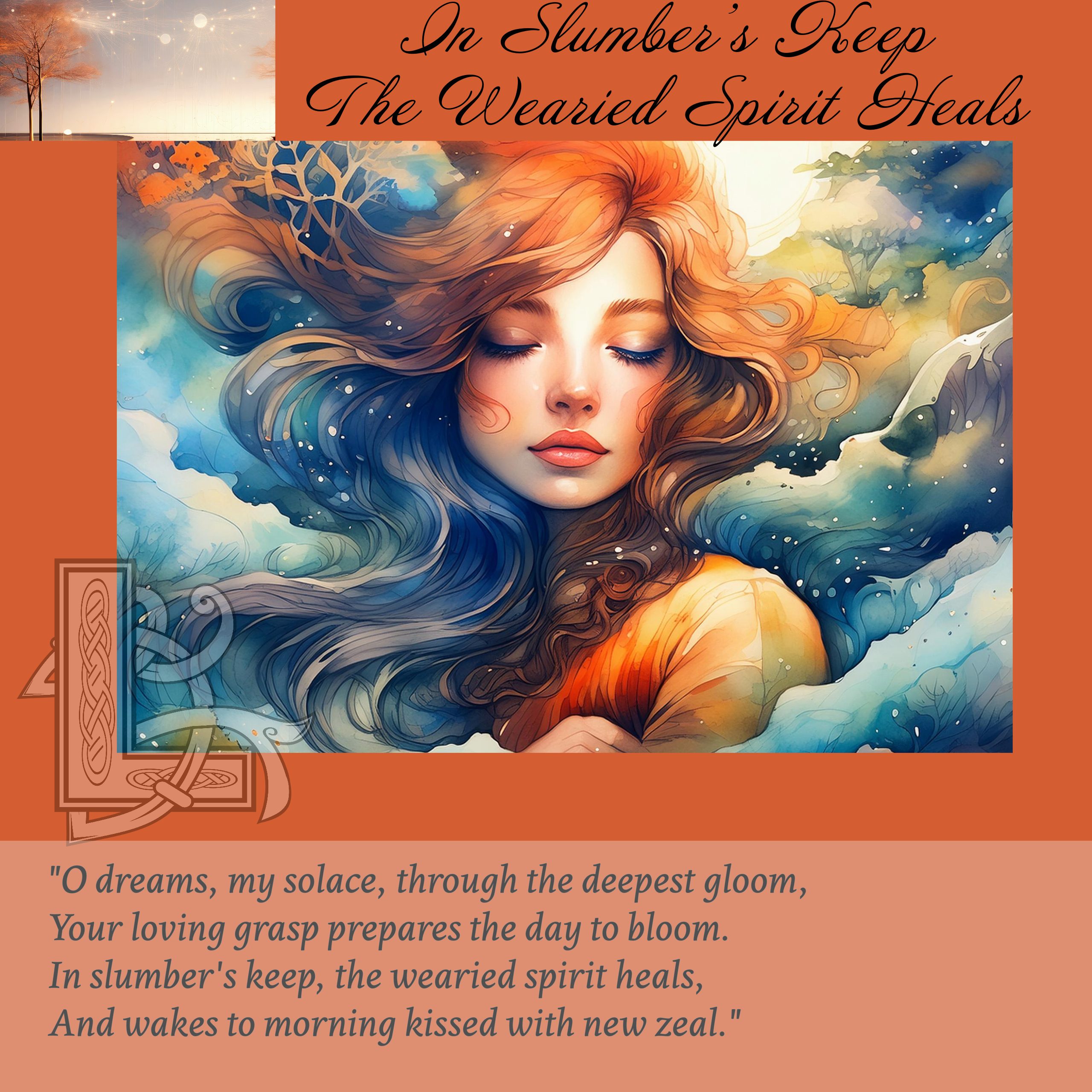 In Slumber's Keep The Wearied Spirit Heals