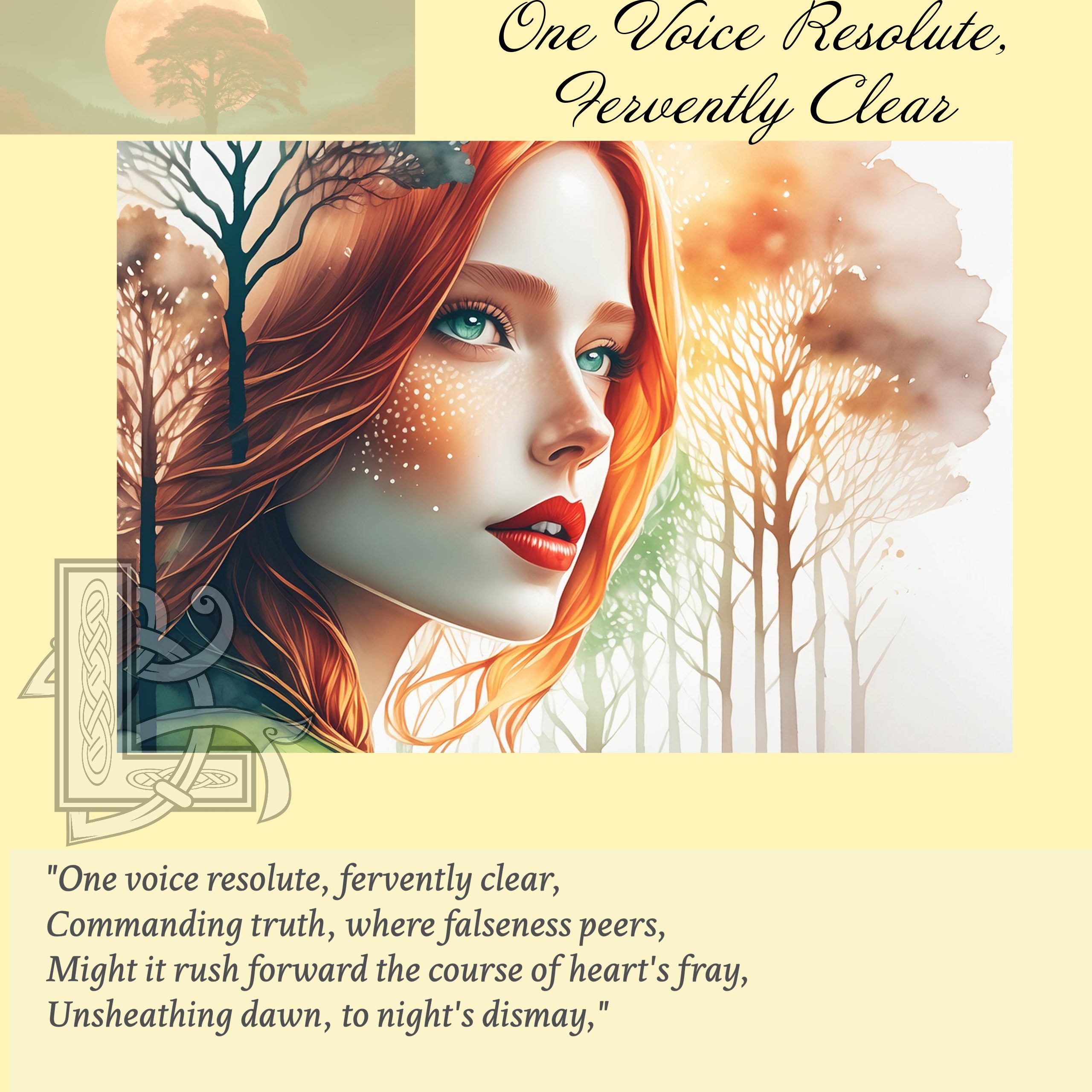 One Voice Resolute, Fervently Clear