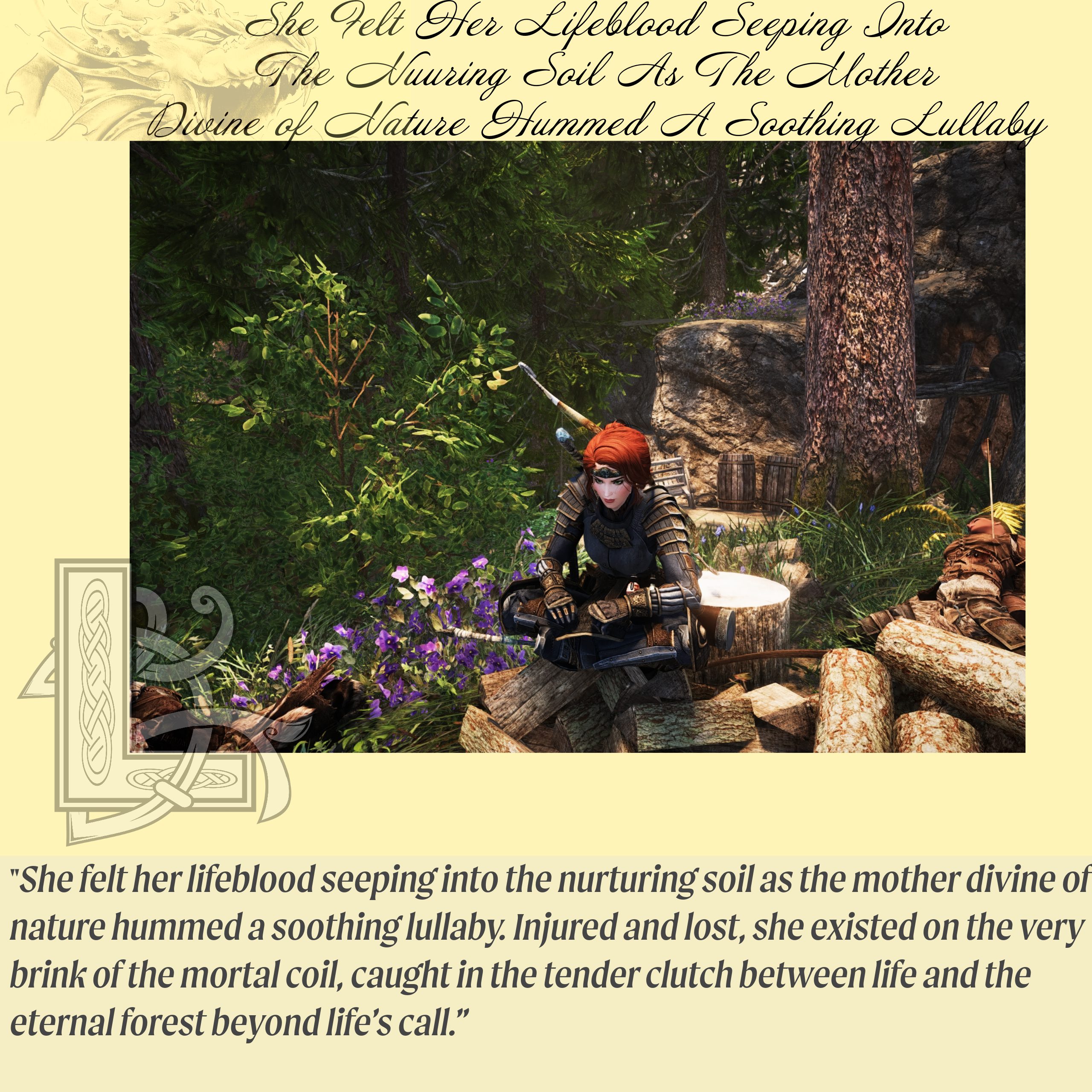 She Felt Her Lifeblood Seeping Into