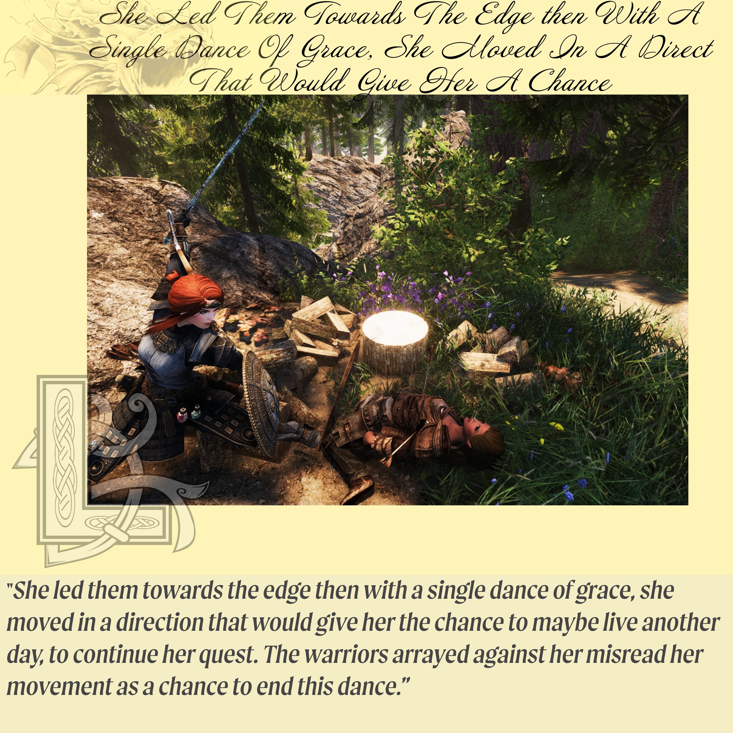 She Led Them Towards The Edge