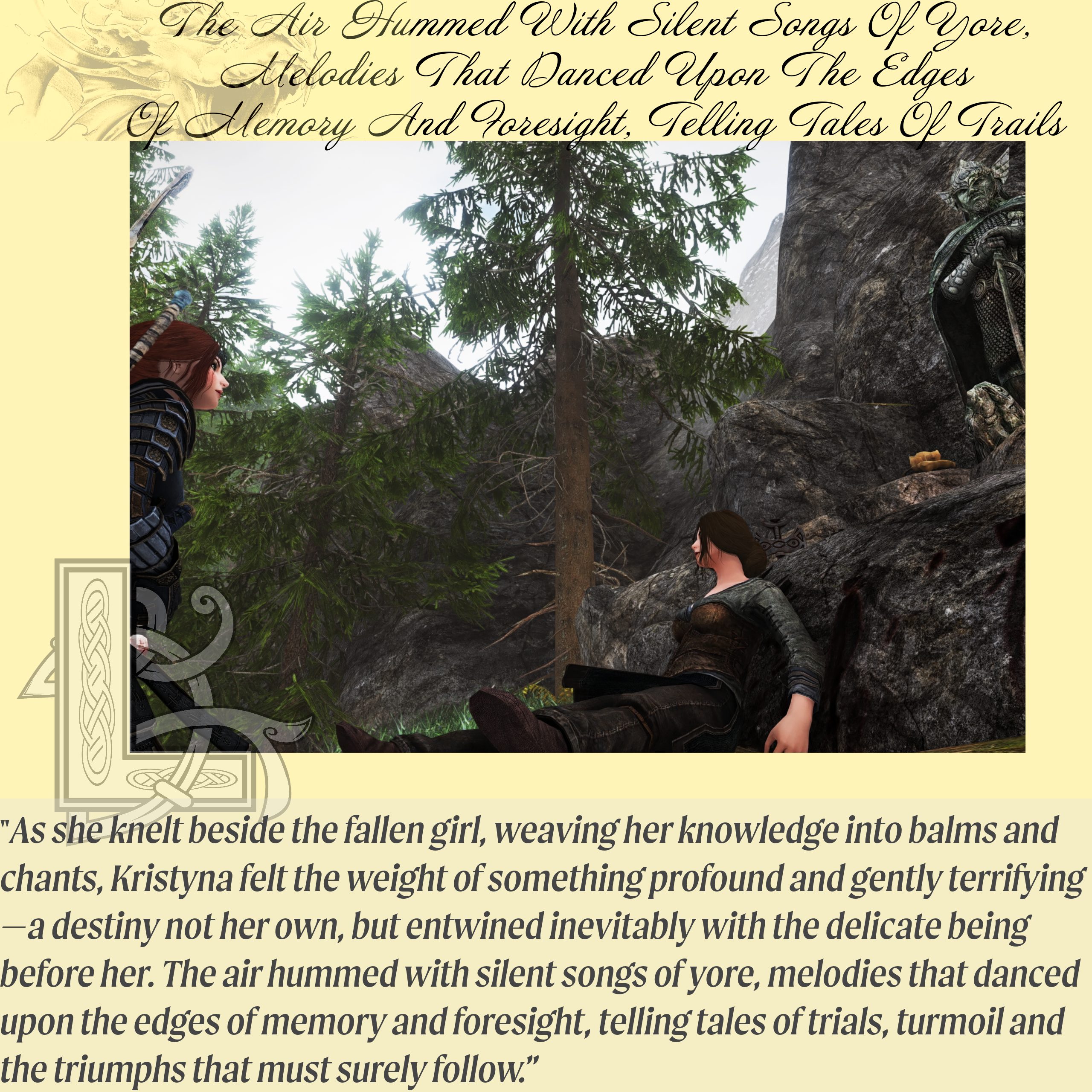 The Air Hummed With Silent Songs Of Yore