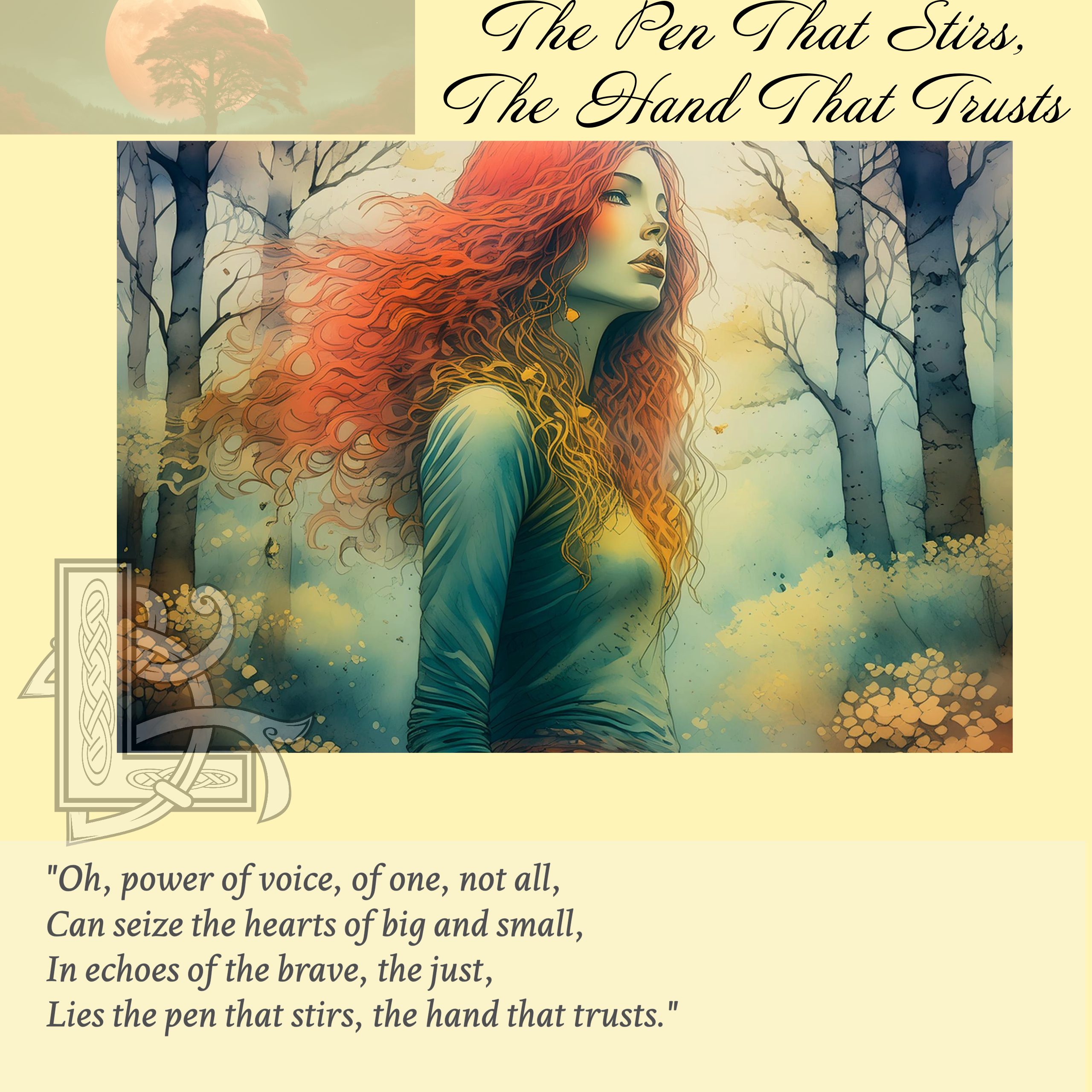 The Pen That Stirs The Hand That Trusts