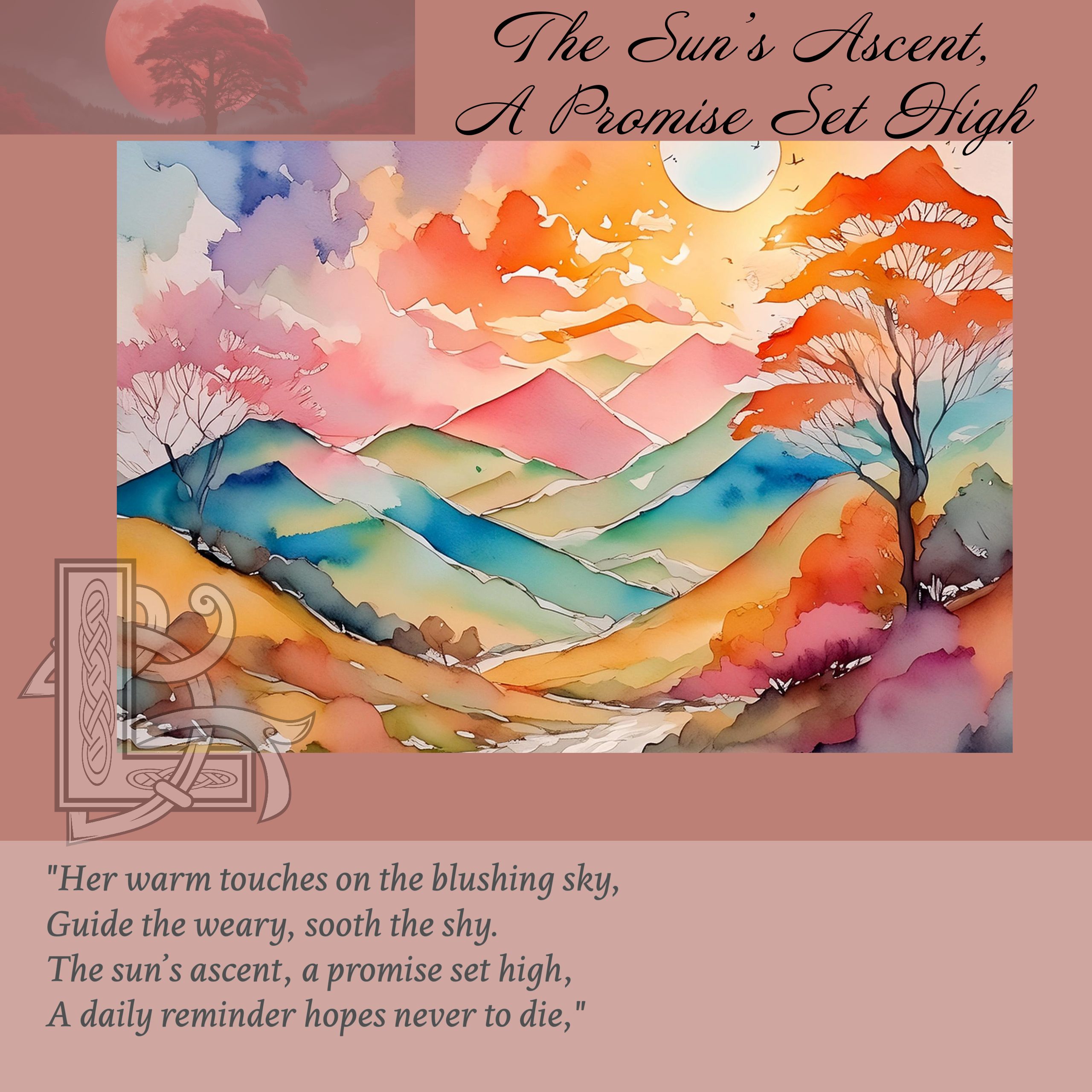 The Sun's Ascent A Promise Set High