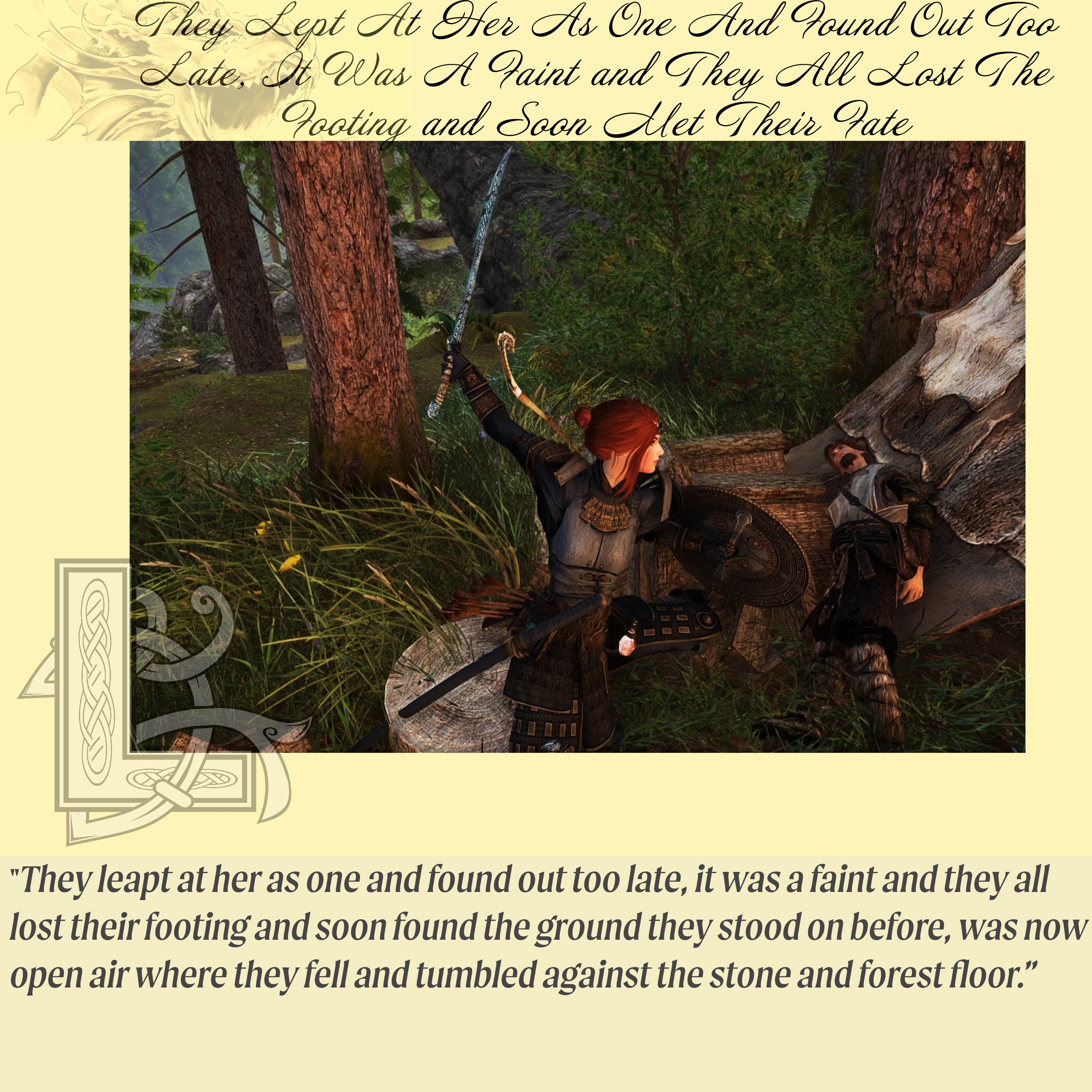 They Leapt At Her As One