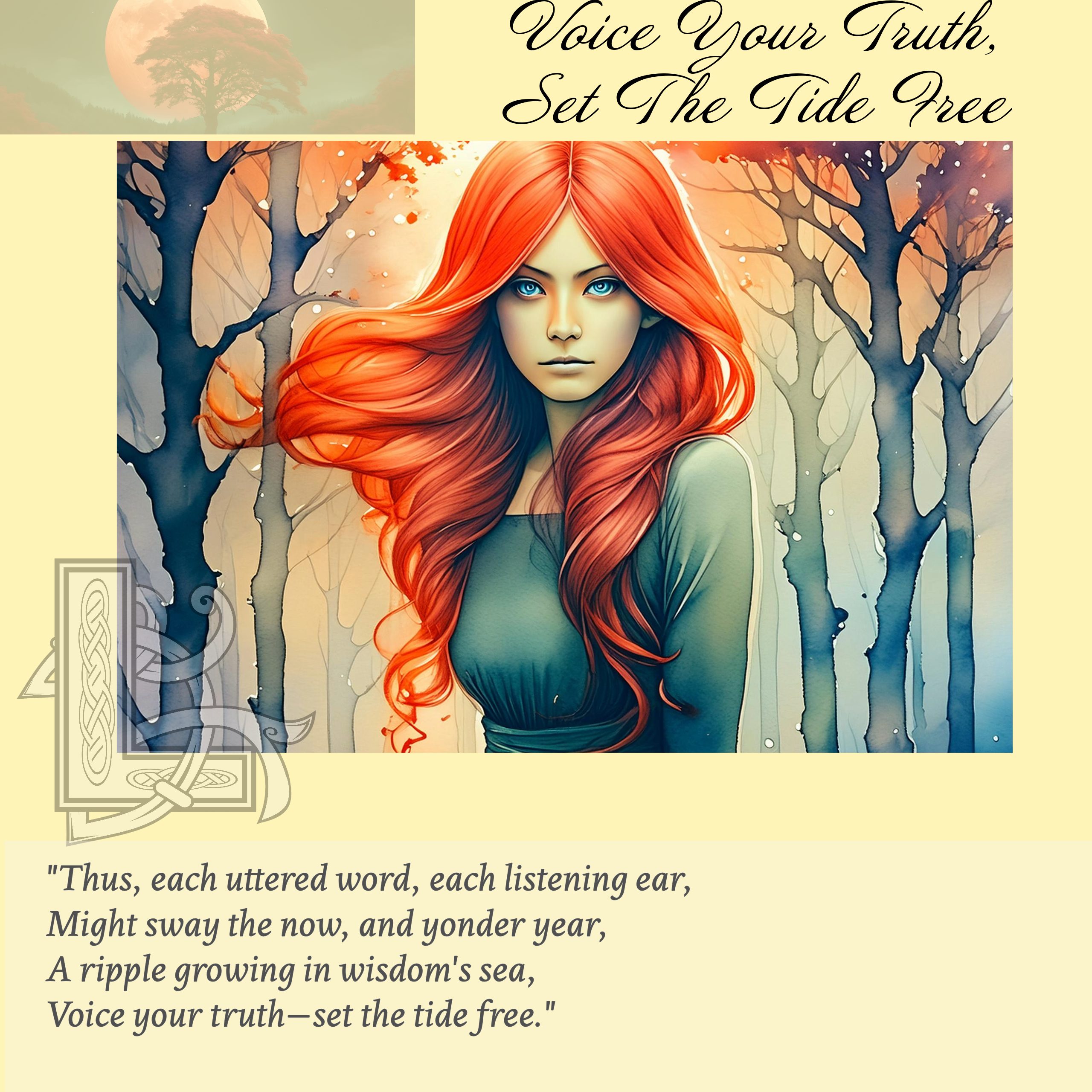 Voice Your Truth Set The Tide Free