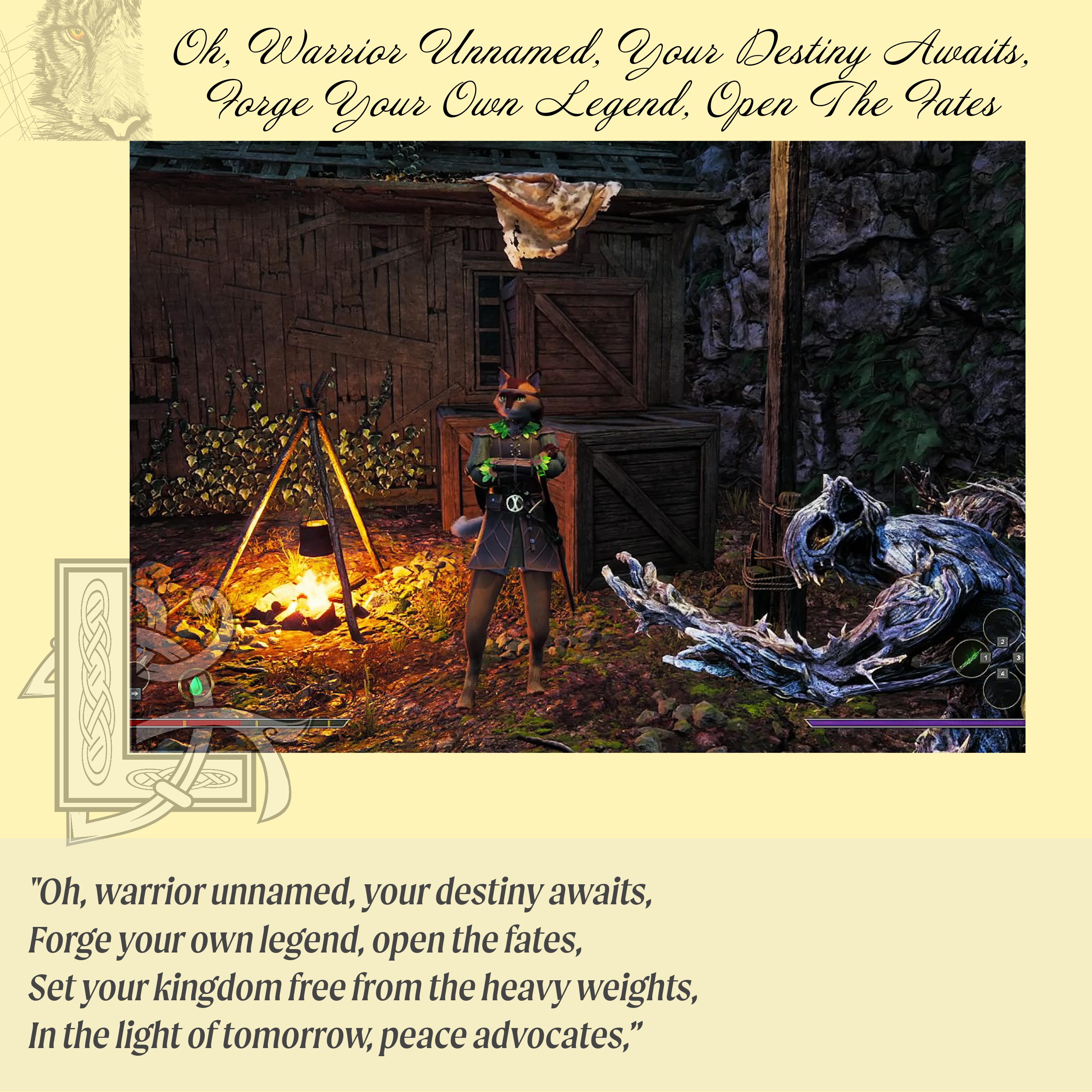 Oh Warrior Unnamed Your Destiny Awaits